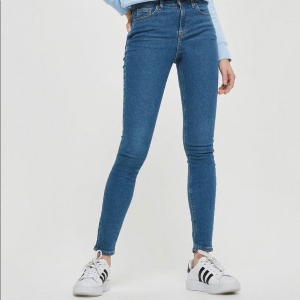 Topshop Moto Leigh Jeans high rise